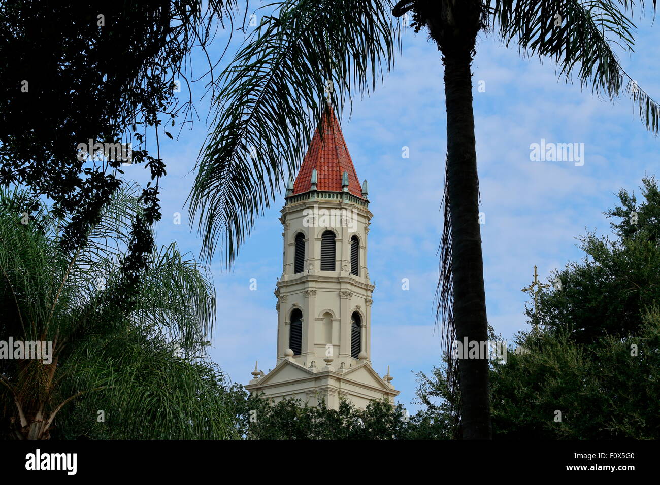 Basilica di Sant'Agostino - Torre di Sant'Agostino, FL Foto Stock