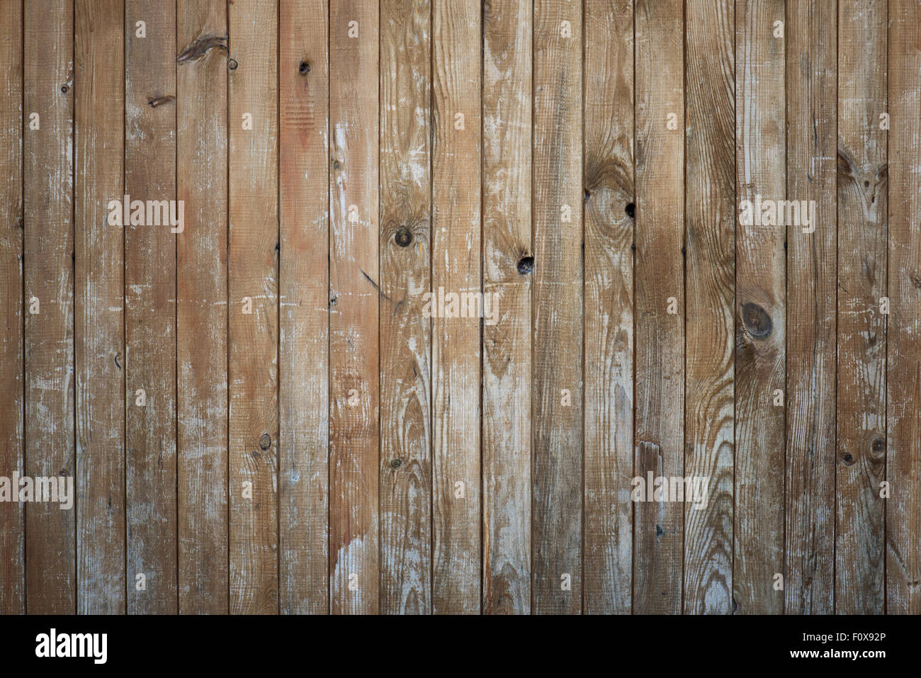 Parte del vecchio brown porta in legno- close up Foto Stock