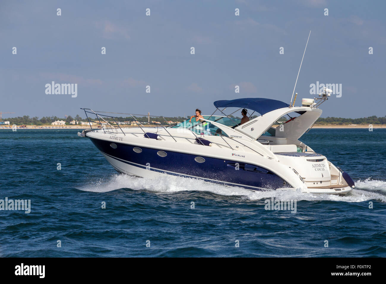 Fairline Targa 40 yacht a motore in Portogallo Foto Stock