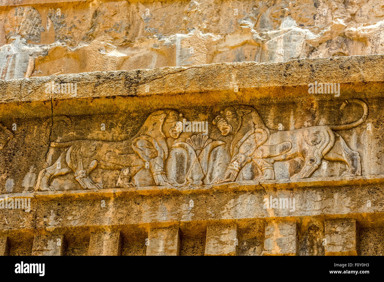 Persepolis rilievo Lions Foto Stock