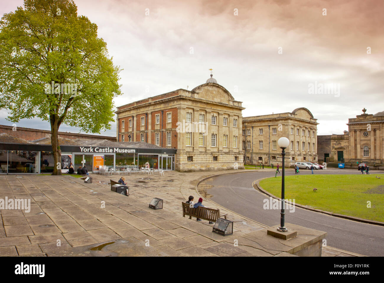 Il Museo del Castello di York, North Yorkshire, Inghilterra, Regno Unito Foto Stock