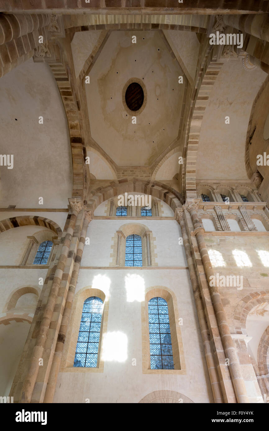Abbazia di Cluny in Borgogna, Francia. Foto Stock