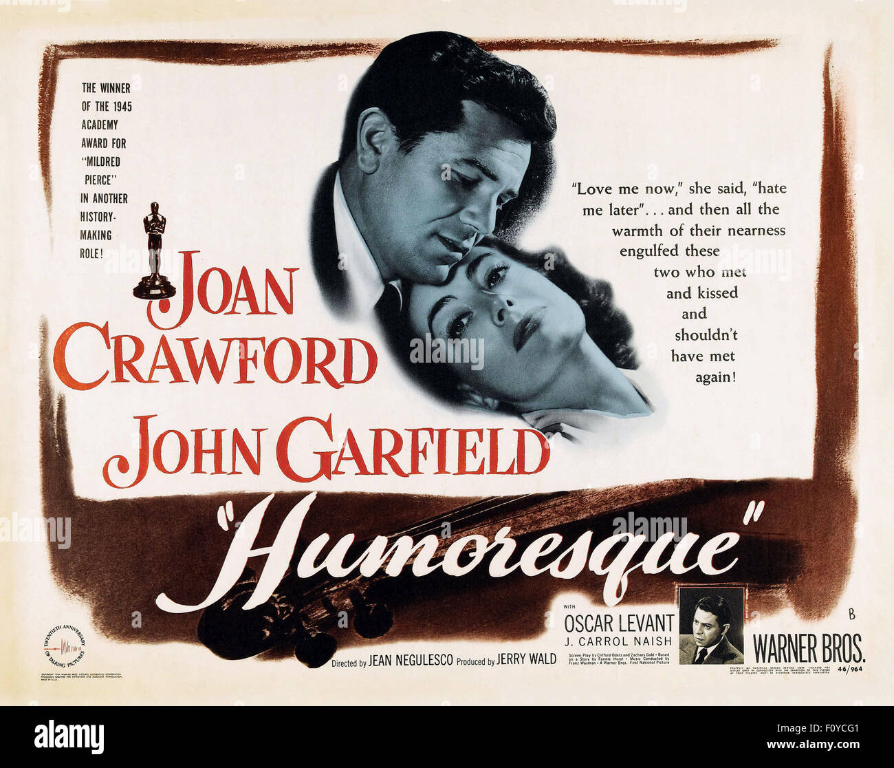 Humoresque (1946) - 01 - poster del filmato Foto Stock