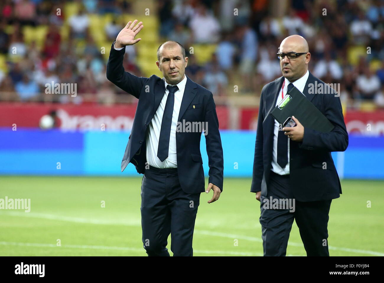 Leonardo Jardim - 14.08.2015 - Monaco/Lille - 2eme journee de Ligue 1.Photo : Serge Haouzi/Icona Sport Foto Stock