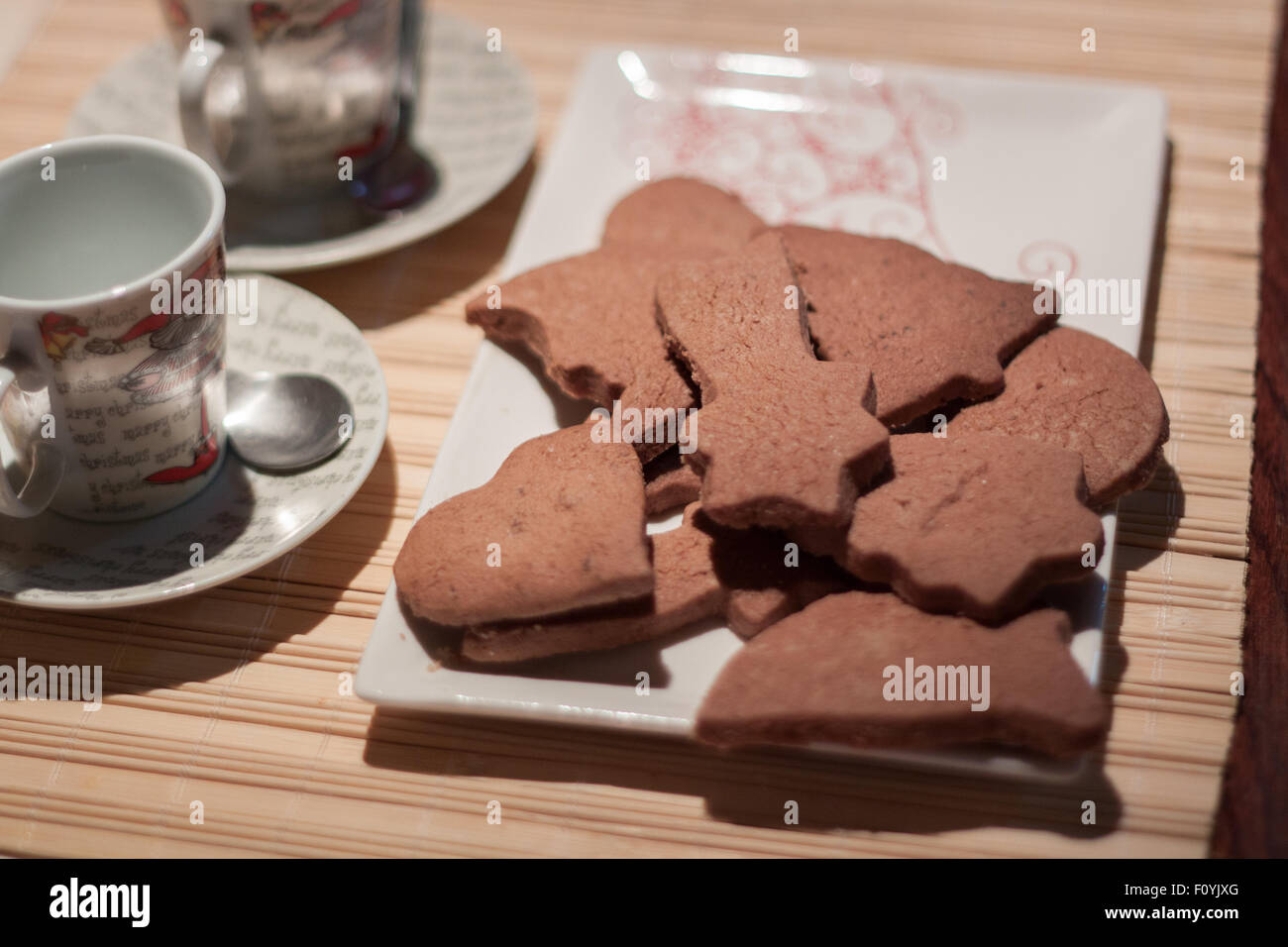 Biscotti al cioccolato Foto Stock