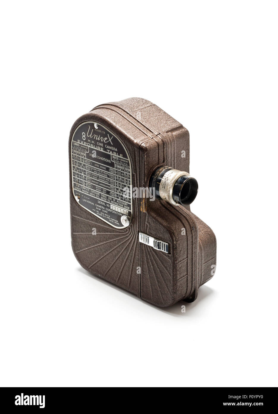 La telecamera universale Corporation Univex in miniatura 8mm Spy Movie Camera Foto Stock