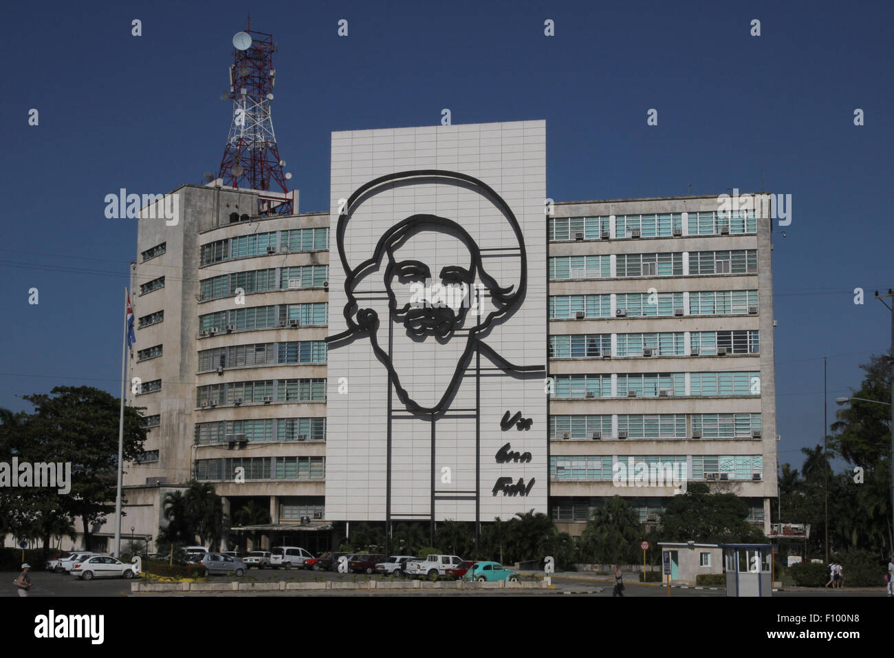 Piazza della Rivoluzione di havana cuba Foto Stock