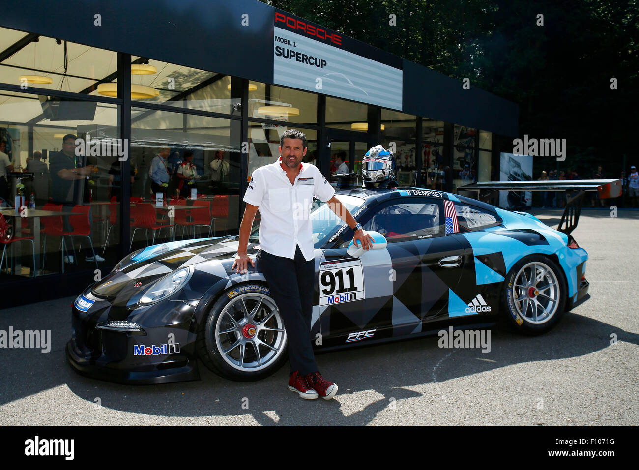 Motorsports: Porsche Mobil 1 Supercup Spa 2015, Patrick Dempsey (USA) Foto Stock