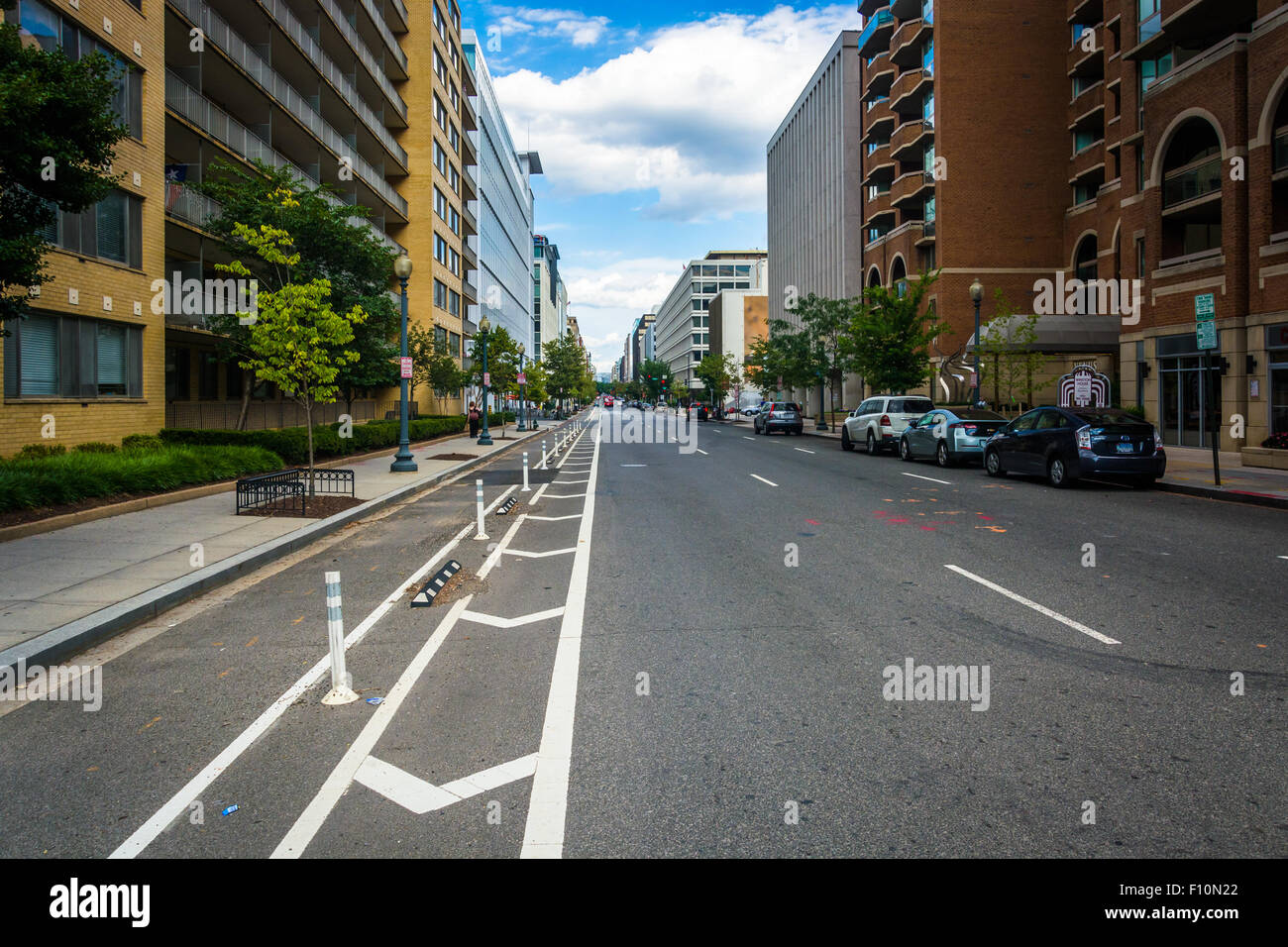 L Street, a Washington, DC. Foto Stock