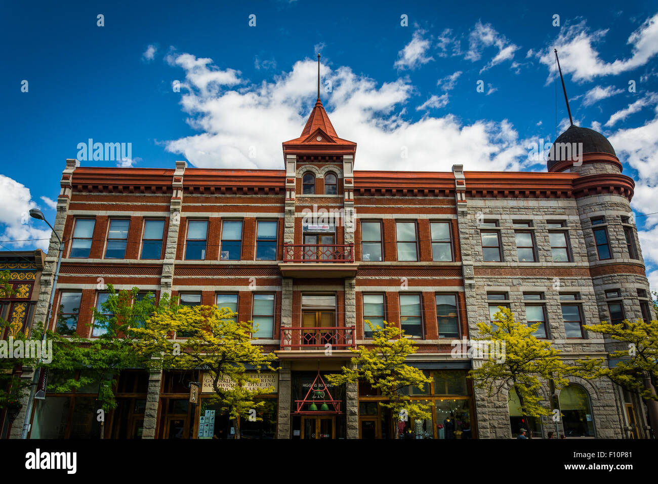 Il vecchio edificio nel centro di Missoula, Montana. Foto Stock