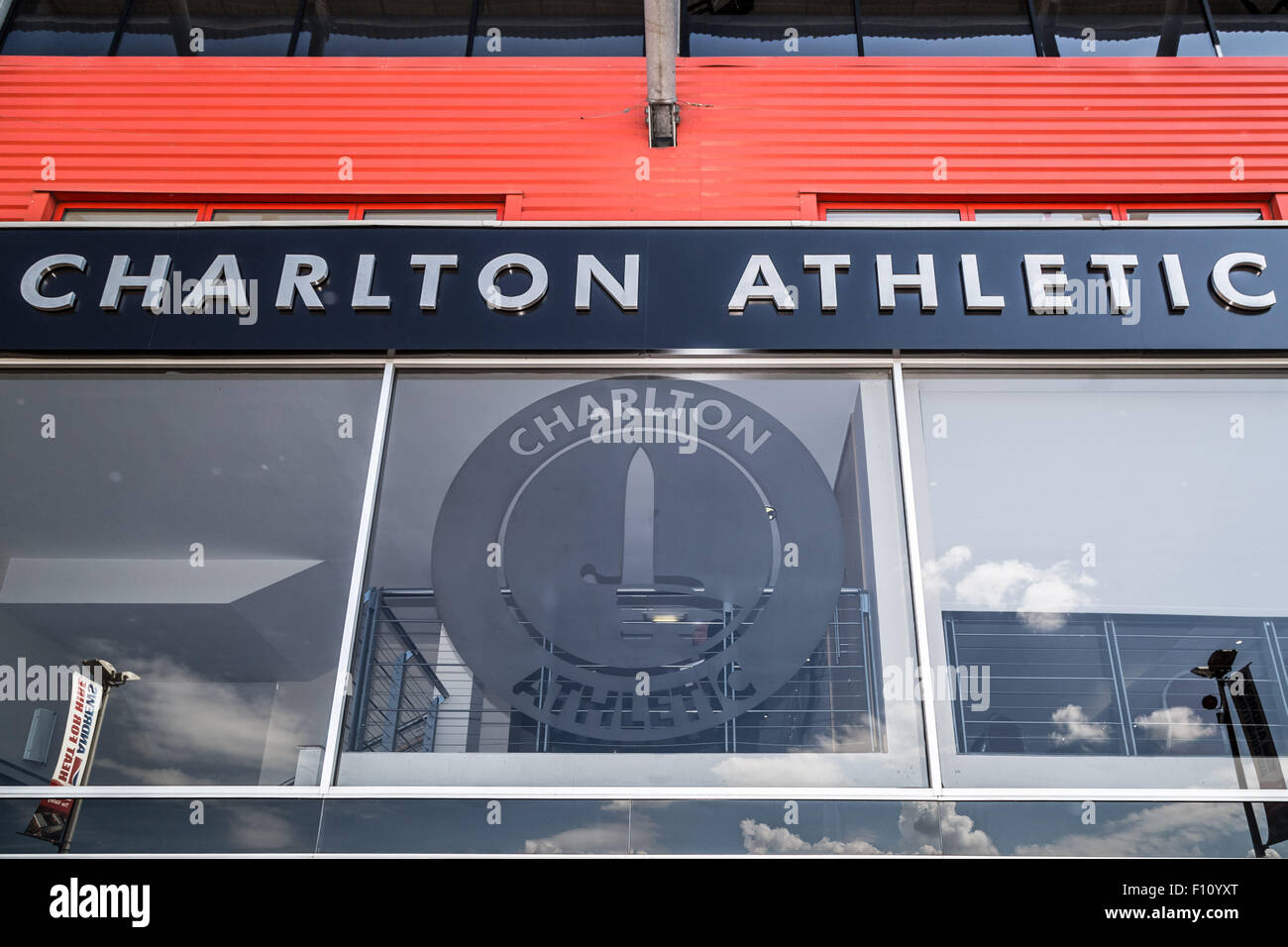 Ingresso principale di Charlton Athletic Football Club "La Valle' Stadium Foto Stock