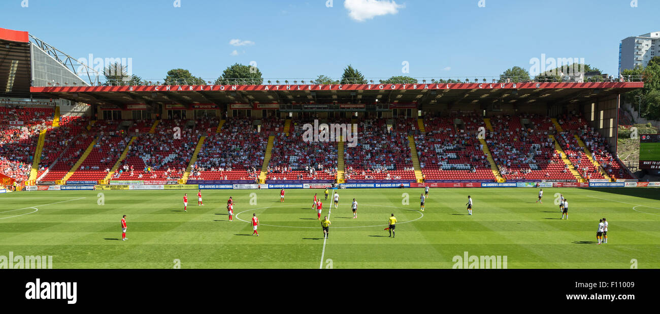 Panorama di Charlton Athletic Football Club "La Valle' Stadium Foto Stock