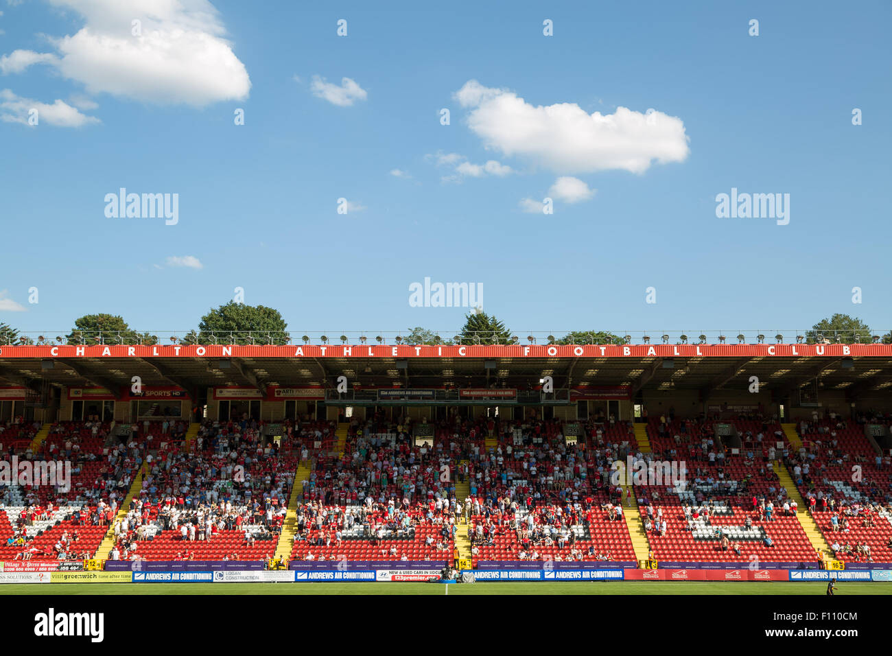 Charlton Athletic Football Club "La Valle' Stadium Foto Stock