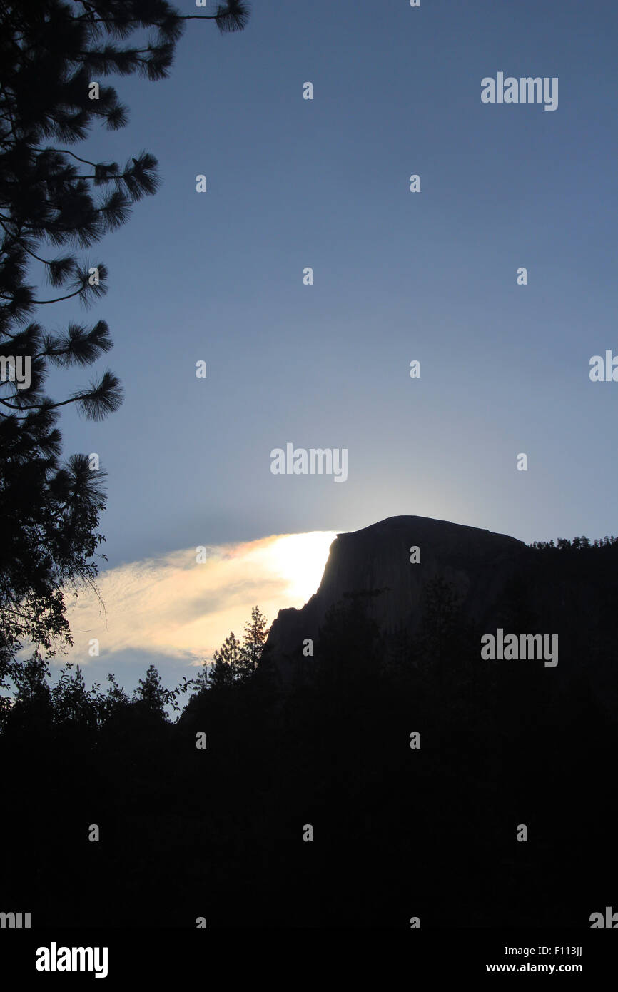 Halfdome al tramonto brian mcguire Foto Stock