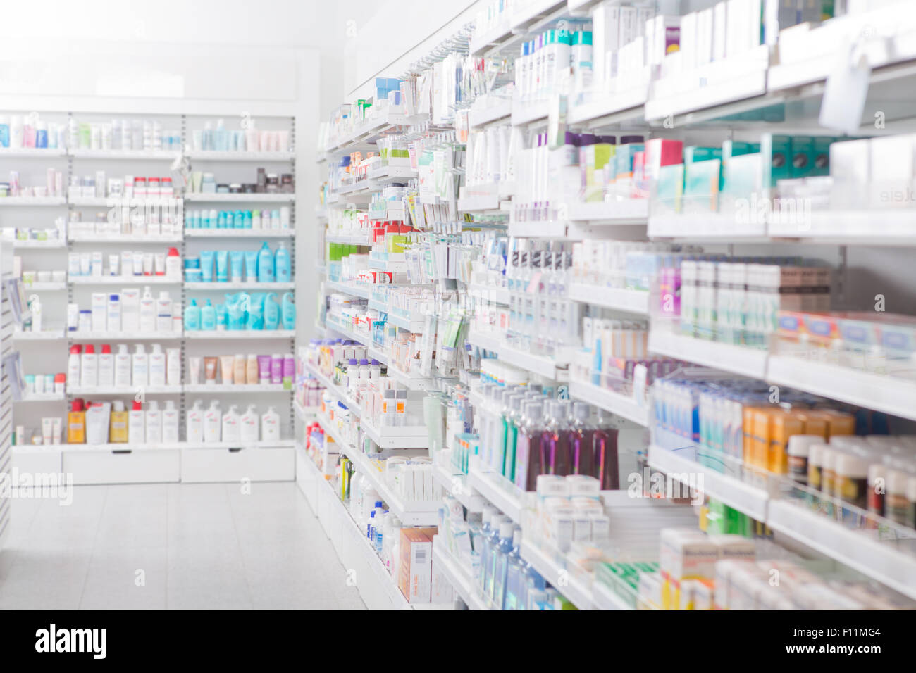 Farmacia interno Foto Stock