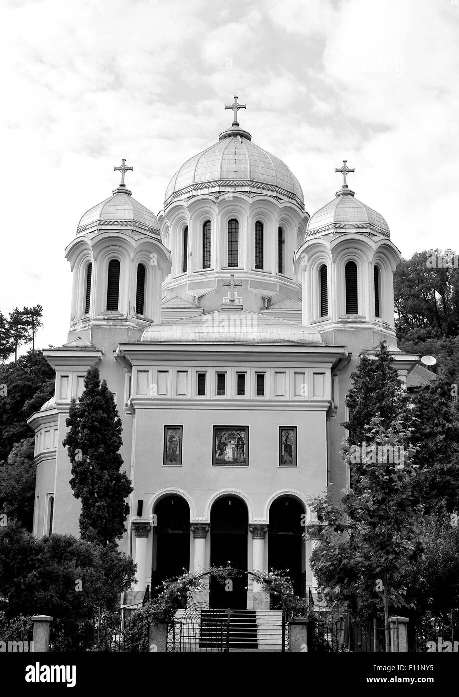 Chiesa ortodossa in Brasov, Romania Foto Stock