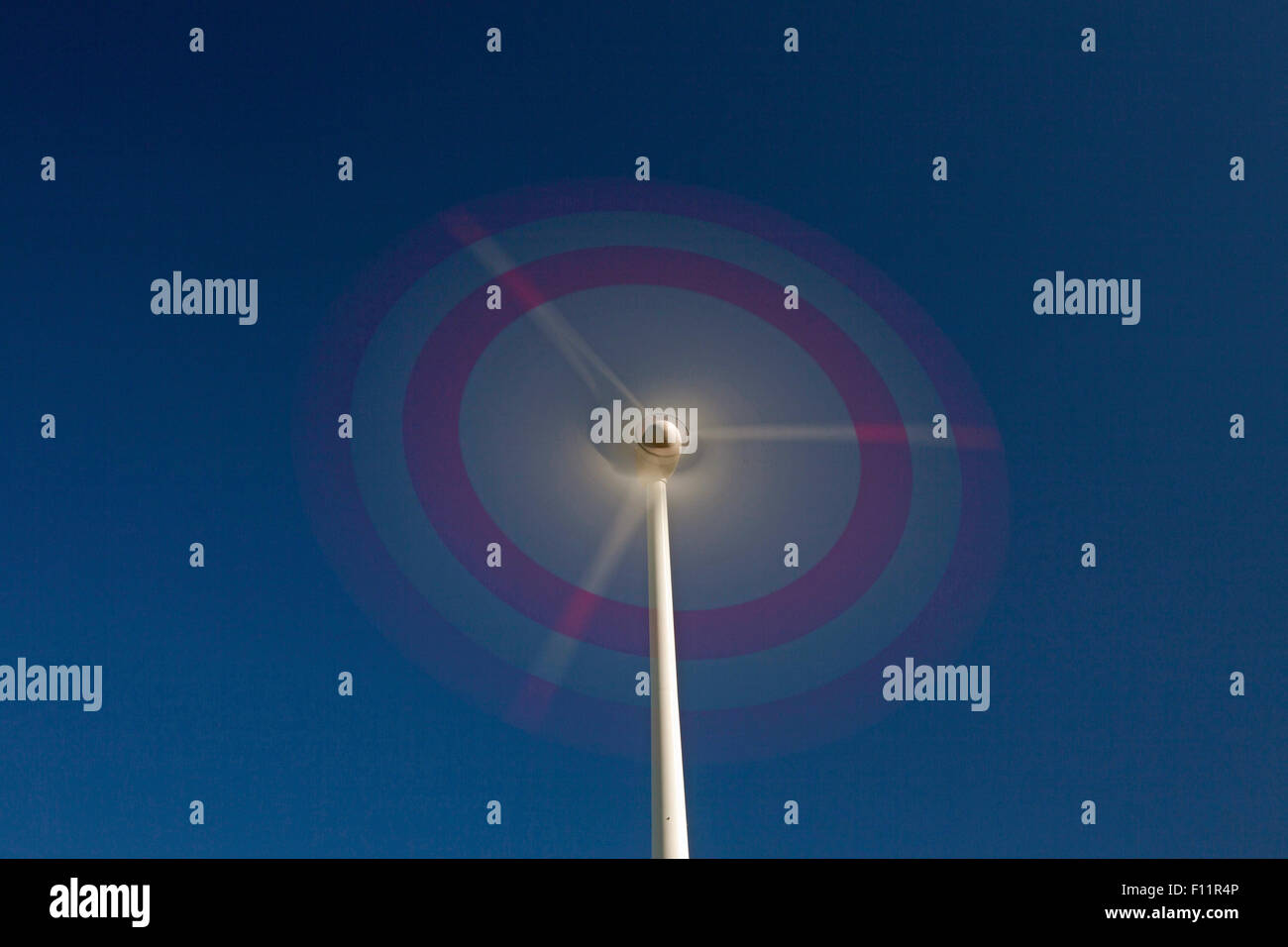 Turbina eolica Meclemburgo-pomerania, Foto Stock