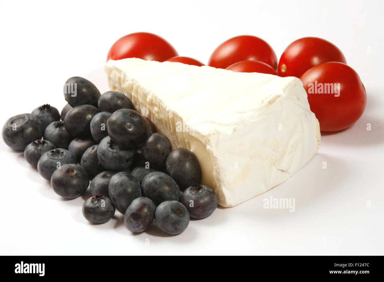 Cibo bandiera Francia Foto Stock