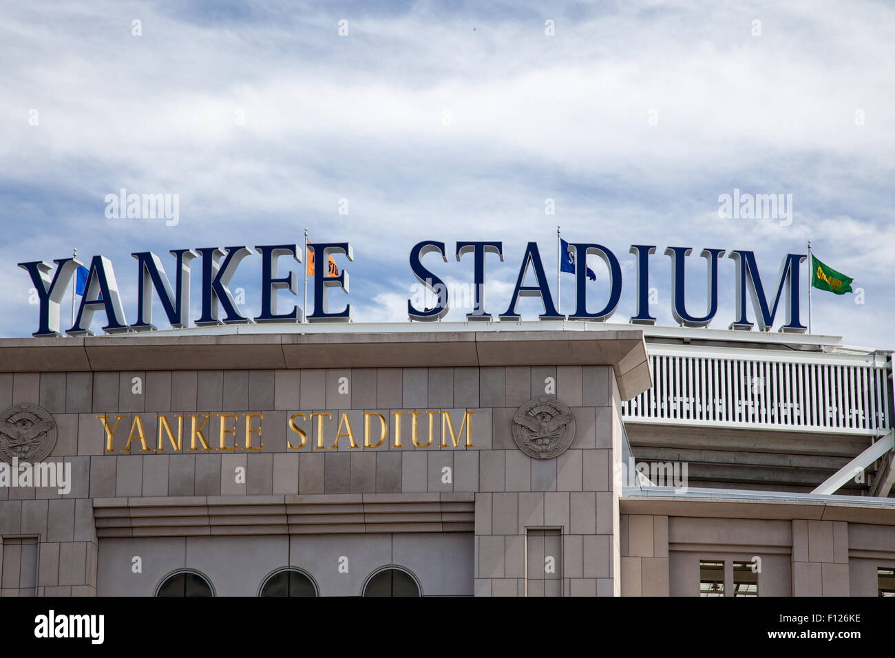 Yankee Stadium di New York City Foto Stock
