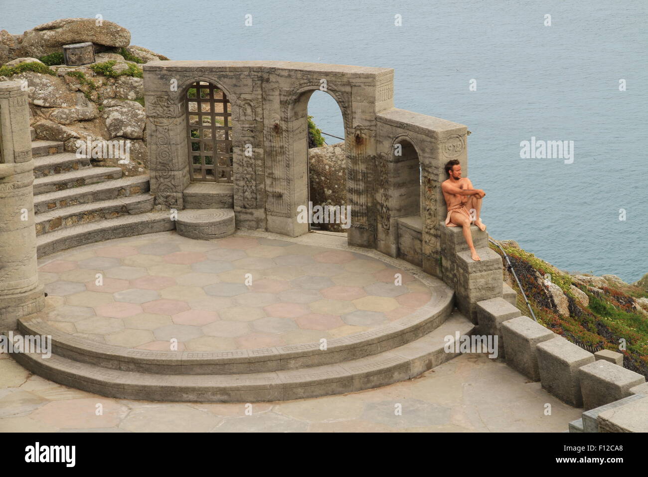 Minack Theatre, Cornwall, Inghilterra Foto Stock