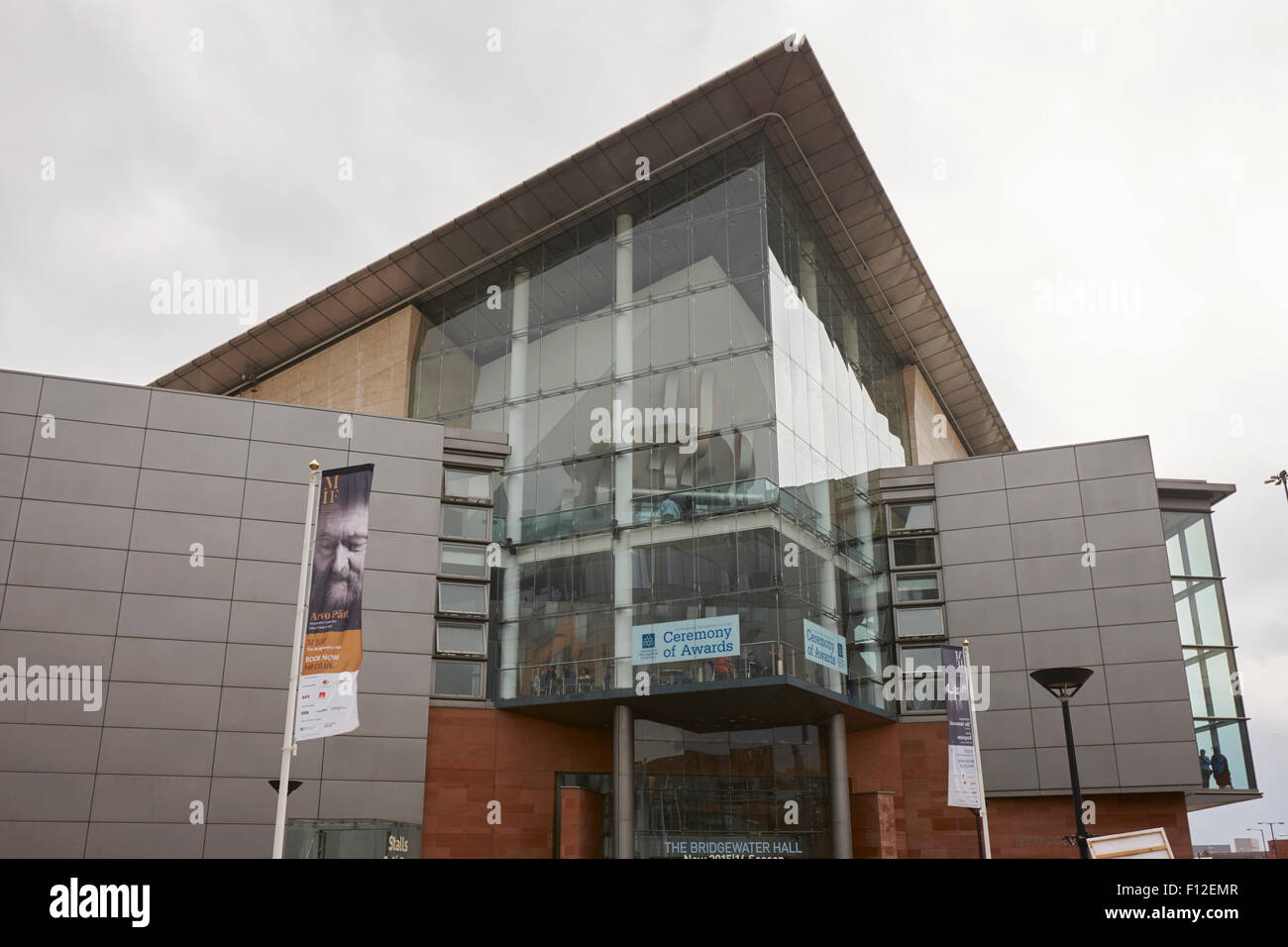 Bridgewater Hall Manchester Inghilterra England Regno Unito Foto Stock