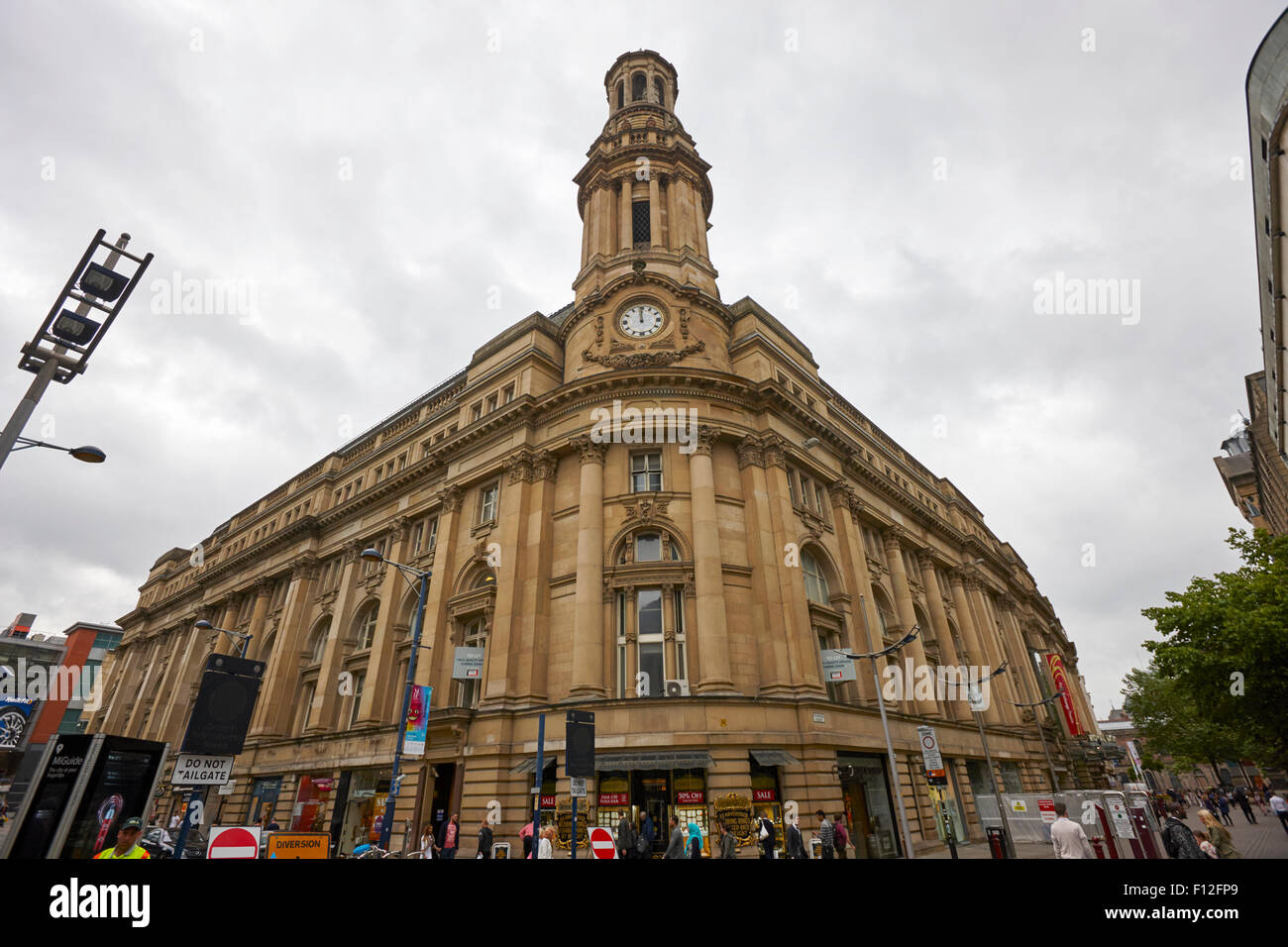 Royal Exchange building Manchester Inghilterra England Regno Unito Foto Stock