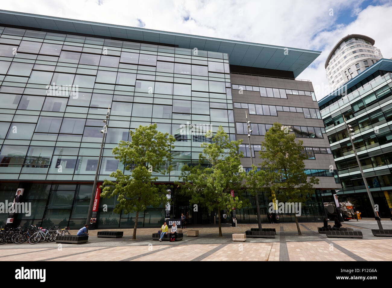 Bbc quay house mediacityuk salford manchester regno unito Foto Stock