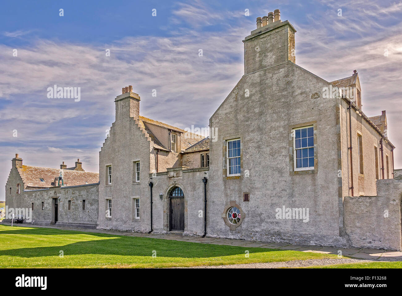 La parte posteriore della casa di Skaill Orkney Islands UK Foto Stock