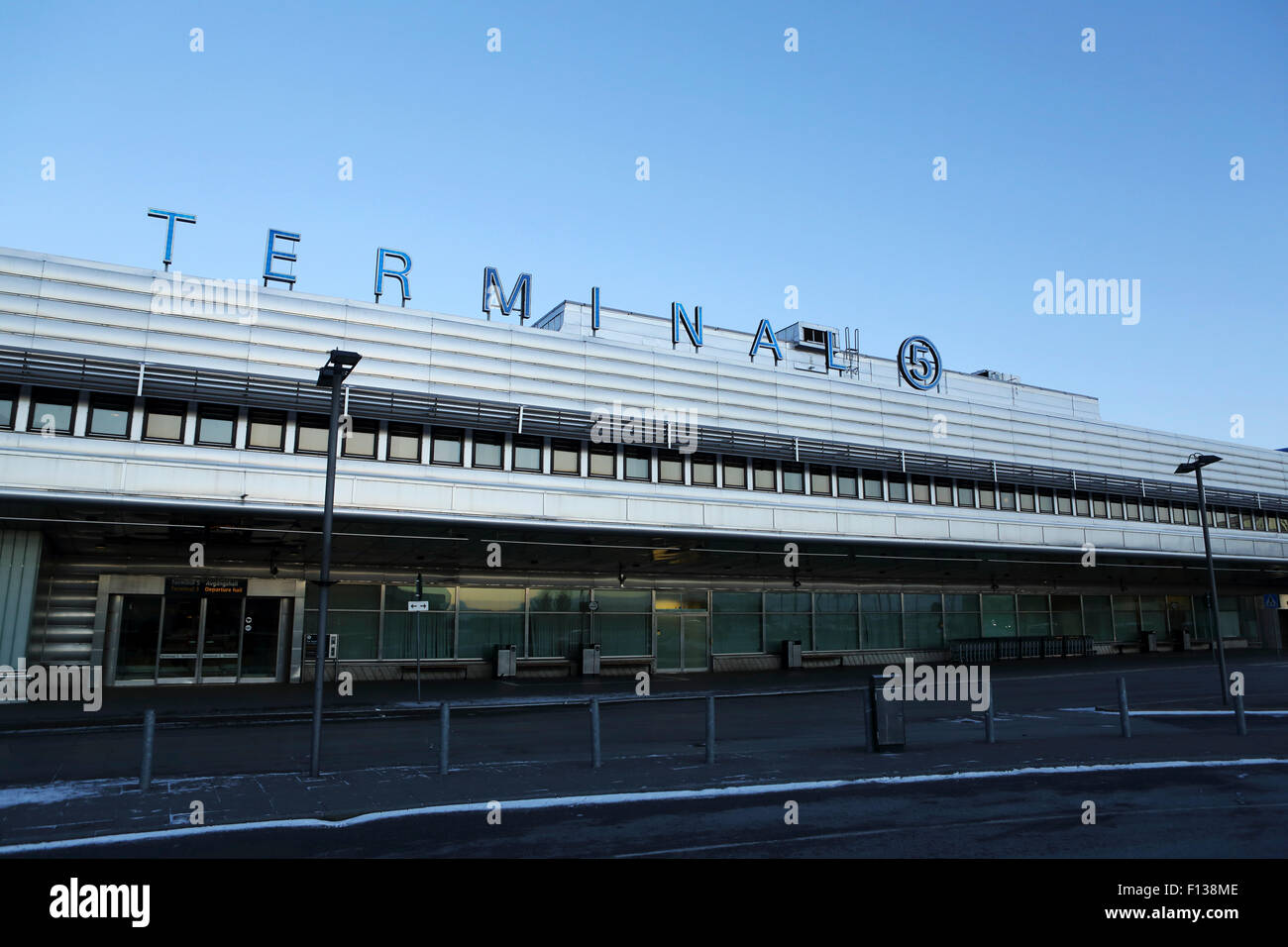 Il terminal 5 presso l'Aeroporto di Arlanda di Stoccolma, Svezia. Foto Stock