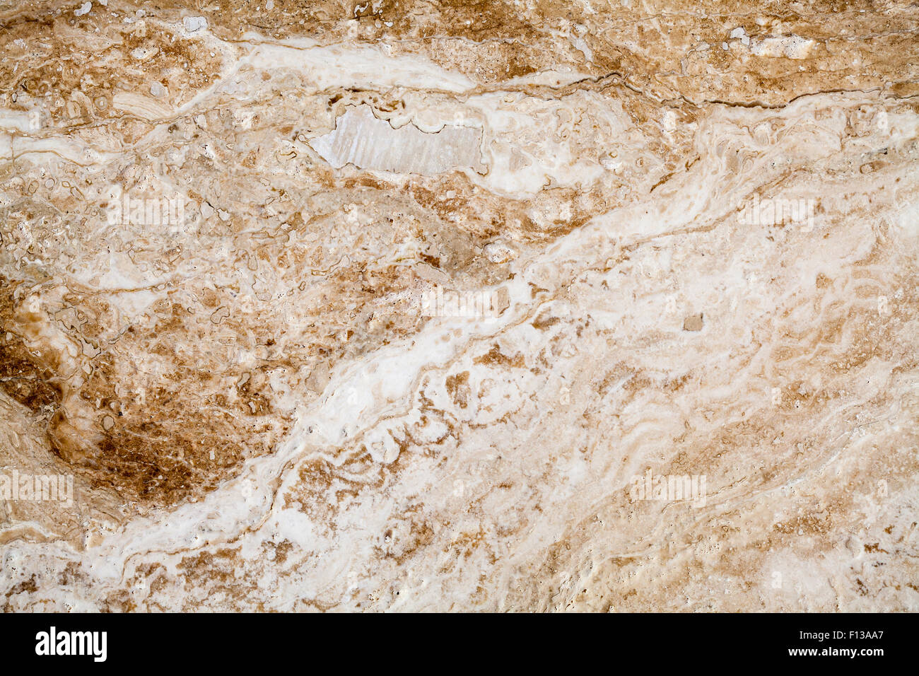 Pietra di roccia di Sfondo marmo travertino Pattern della natura Foto Stock