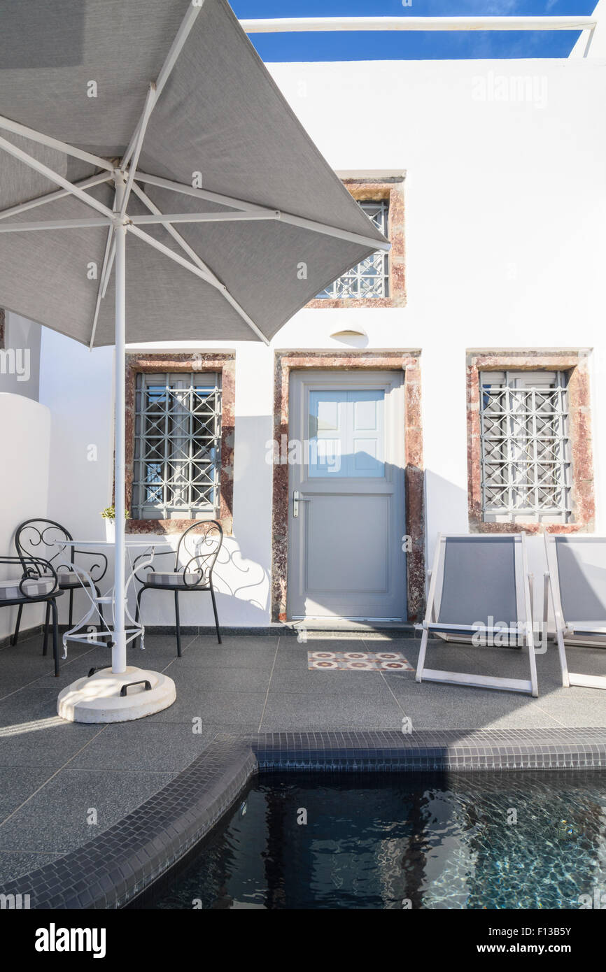 Casa vacanze in affitto a Imerovigli, Santorini, Cicladi Grecia Foto Stock