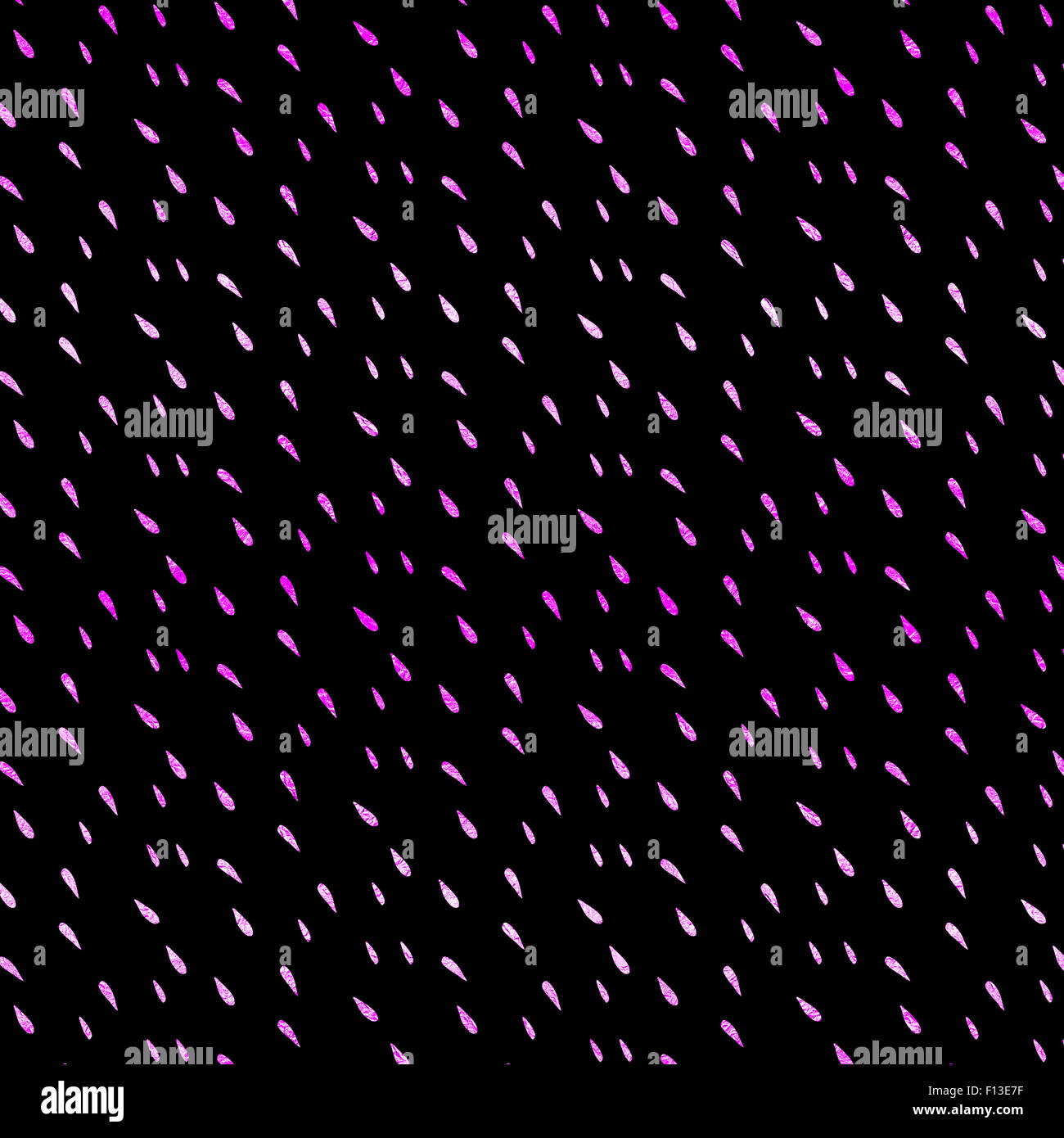 Purple Rain in similpelle di lamina metallica Sfondo nero Texture Pattern Foto Stock
