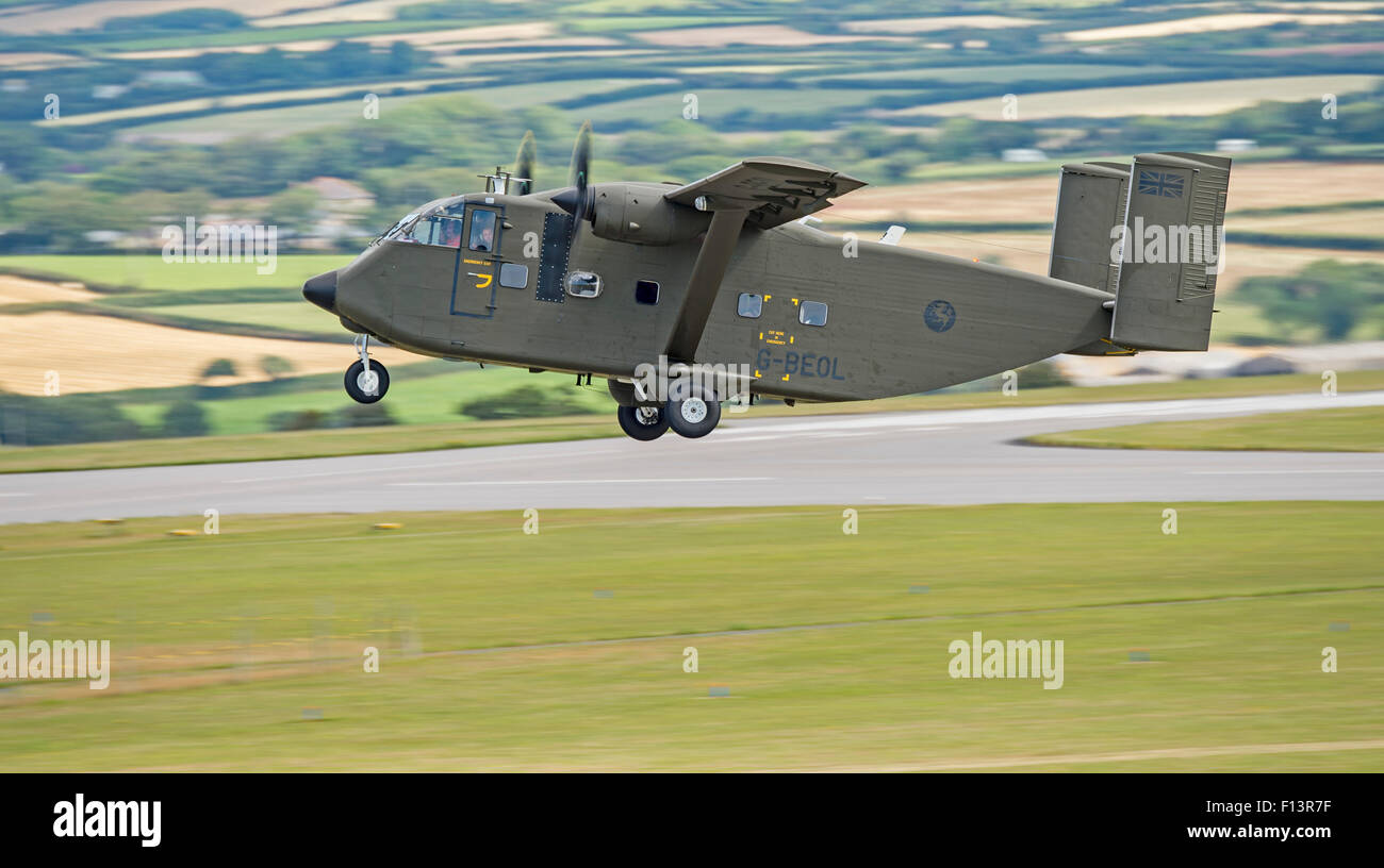 Pantaloncini Skyvan a RNAS Culdrose aria giorno 2015 Foto Stock