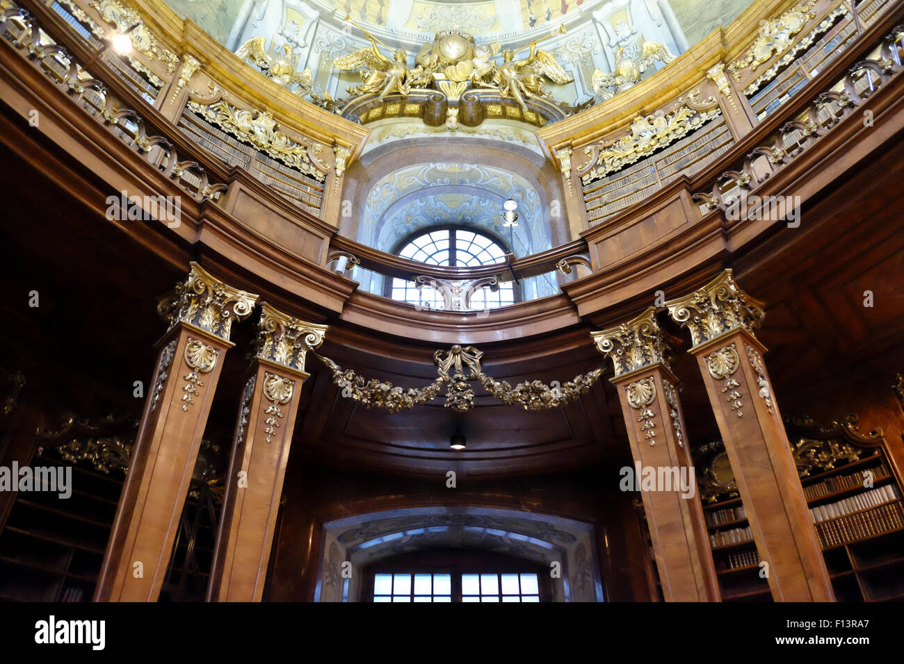 La Biblioteca Nazionale di Vienna Foto Stock