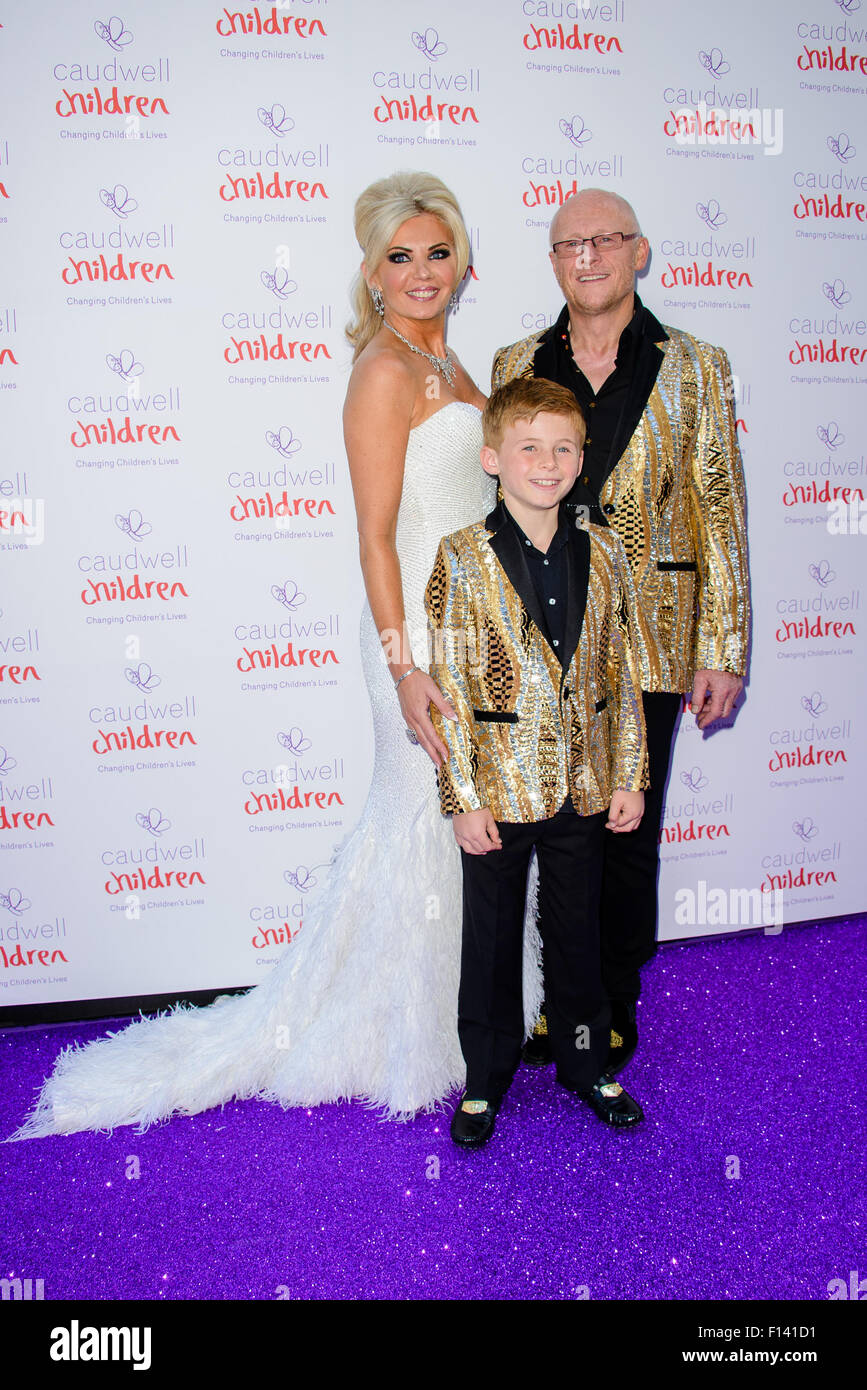 Butterfly Ball 2015 al Grosvenor House Hotel - Arrivi con: Giovanni e Claire Caudwell dove: Londra, Regno Unito quando: 25 Giu 2015 Foto Stock