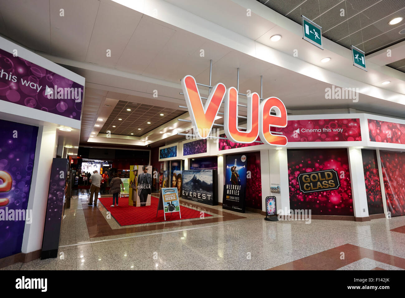 Vue Cinema lowry shopping mall Manchester Regno Unito Foto Stock
