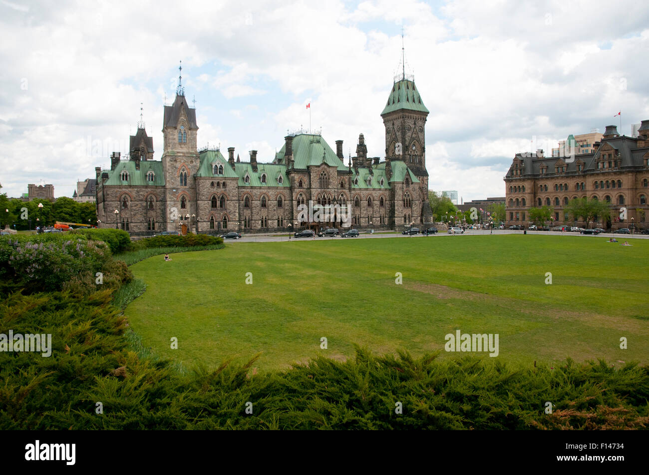 Blocco orientale del Parlamento - Ottawa - Canada Foto Stock