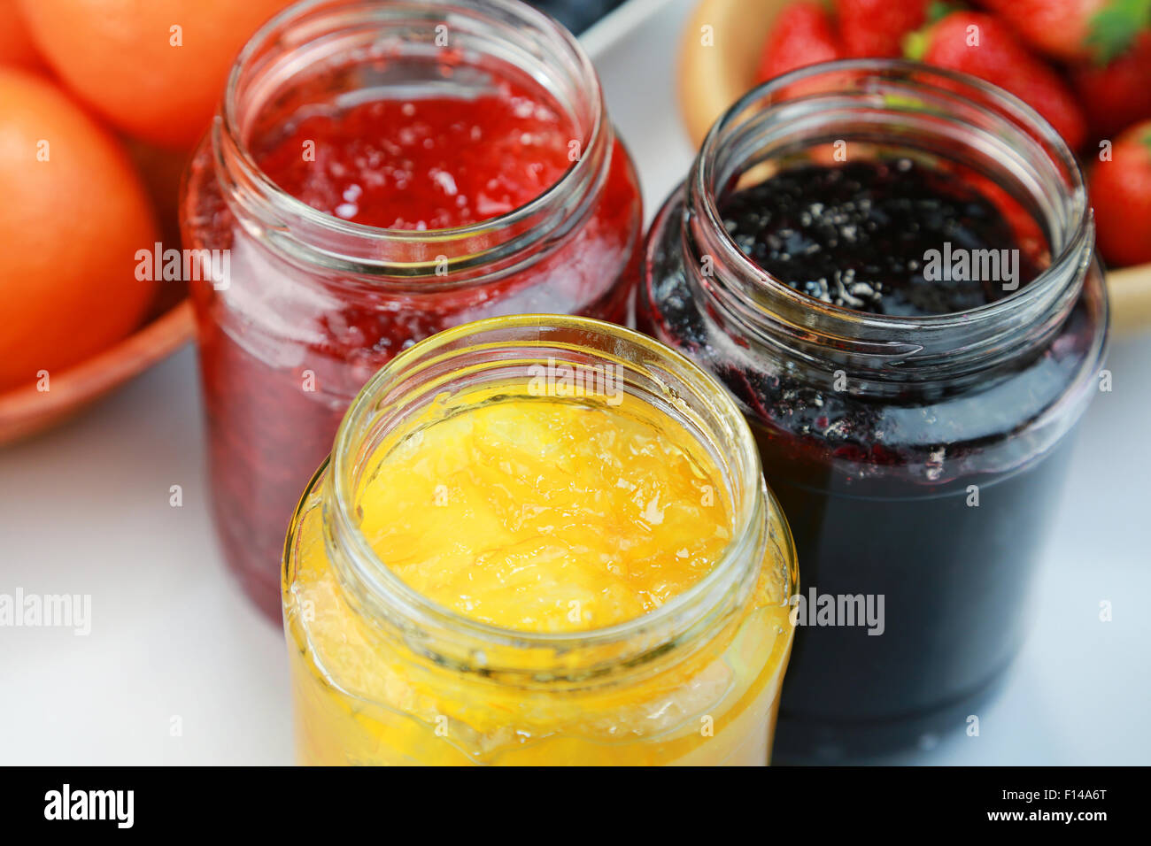 Marmellata d'arance Foto Stock