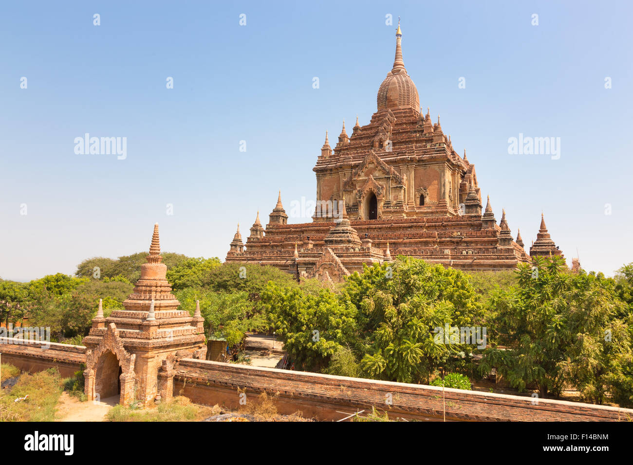 Templi di Bagan, birmania, myanmar, Asia. Foto Stock