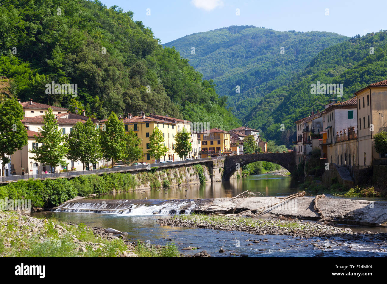 Bagni di Lucca Foto Stock