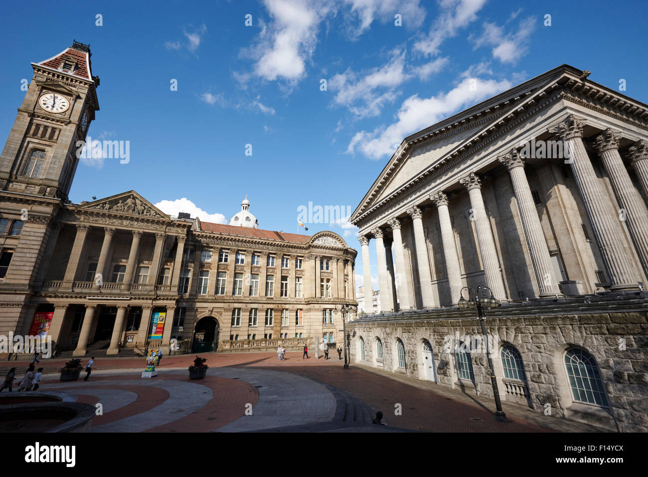 Birmingham town hall di chamberlain square REGNO UNITO Foto Stock