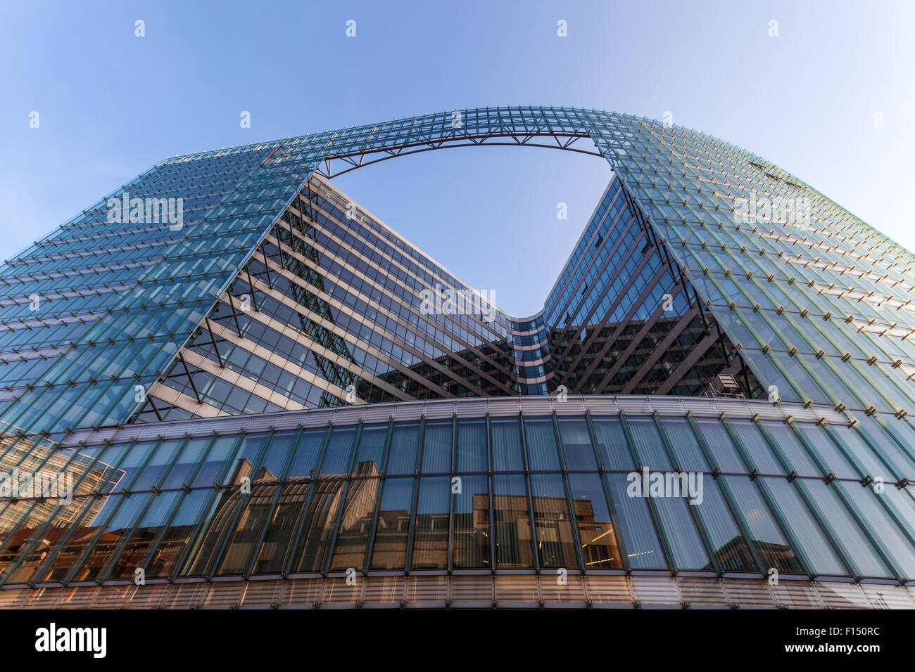 Le Berlaymont - La Comissione Europea edificio di Bruxelles, Belgio Foto Stock