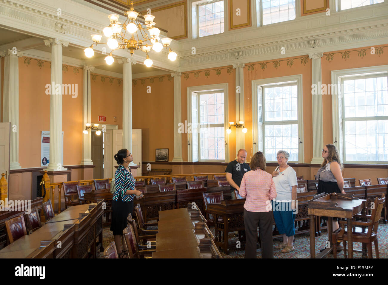 Old State House in Hartford Connecticut Foto Stock