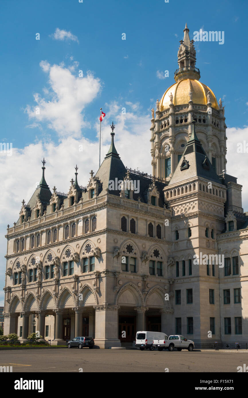 Connecticut State Capitol Building Hartford Foto Stock