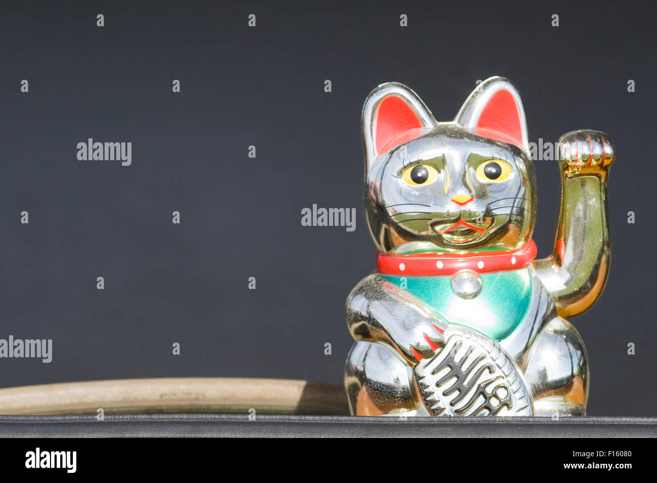 Il cinese buona fortuna Cat Foto Stock