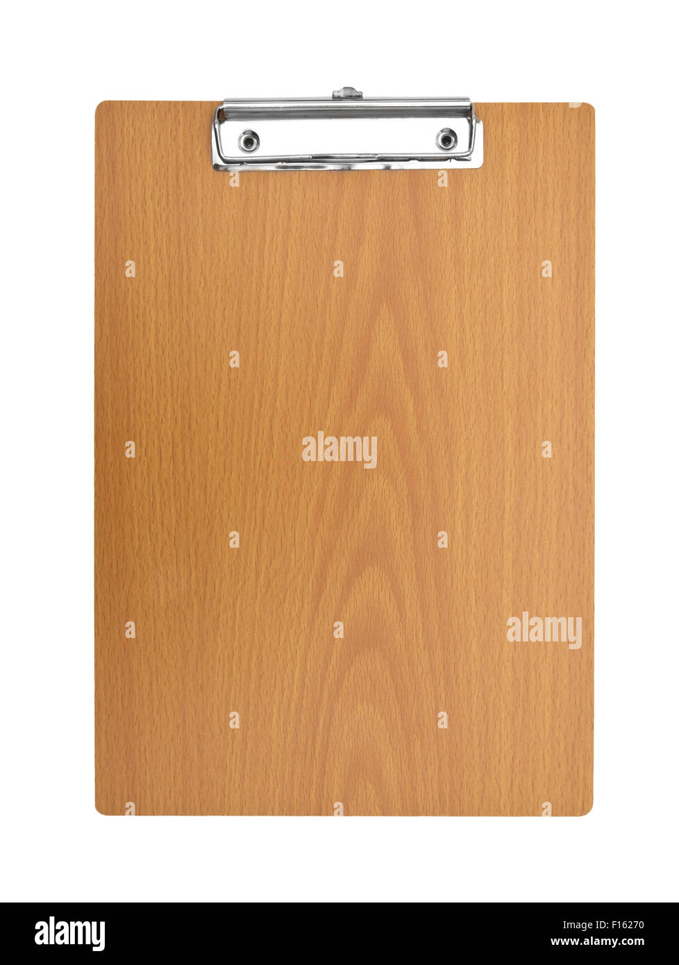 Legno bianco Clip board Foto Stock