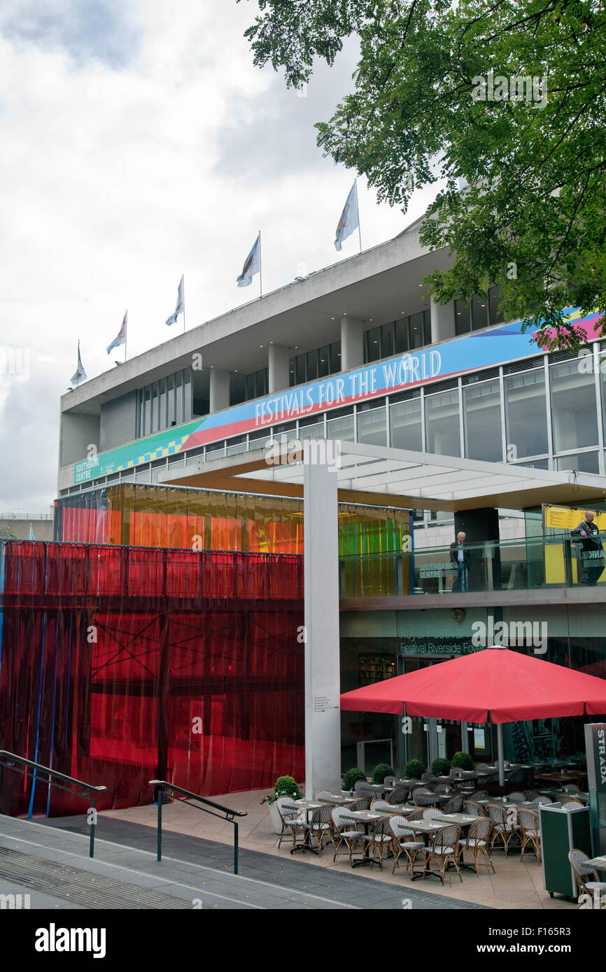 Royal Festival Hall - Festival per il mondo - London REGNO UNITO Foto Stock