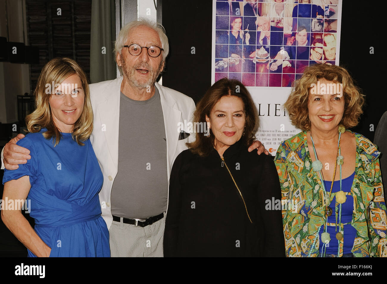 Filmfest Muenchen 2015 - Familienfest - Photocall a Rio Filmpalast dotate: Nele Mueller-Stöfen, Günther Maria Halmer, Hannelore Elsner, Michaela può dove: Monaco di Baviera, Germania Quando: 26 Giu 2015 Foto Stock