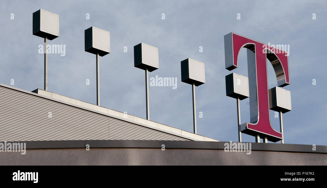 Premere il tasto Conferenza German Telekom AG, Foto Stock