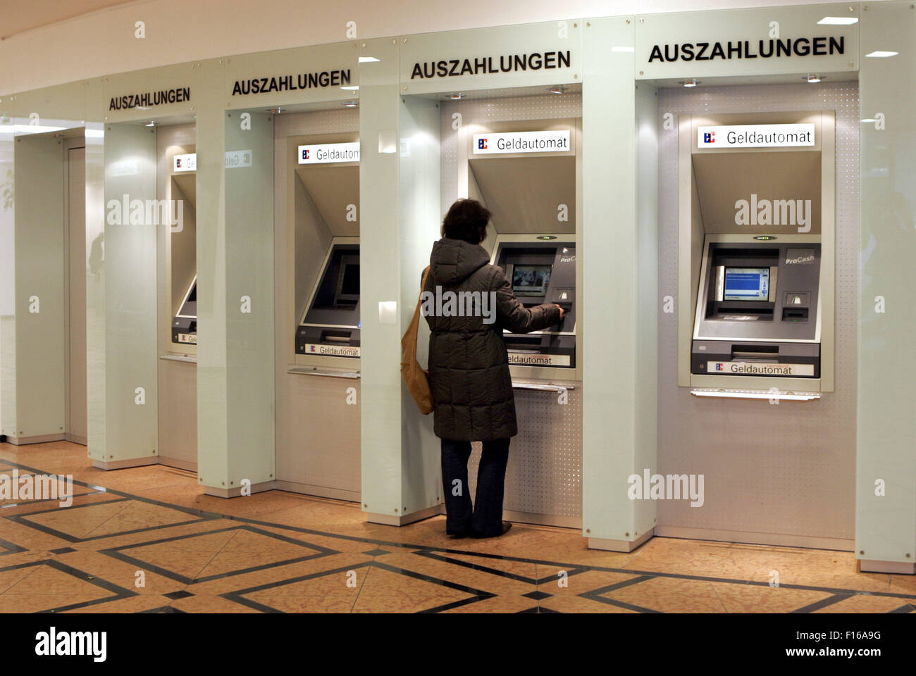 Sportelli bancomat Foto Stock
